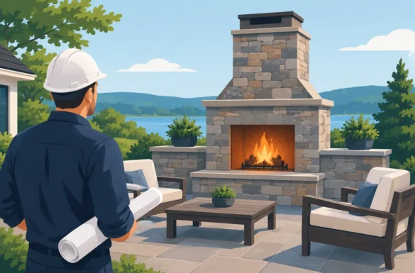 Choose an Outdoor Stone Fireplace Builder in NJ