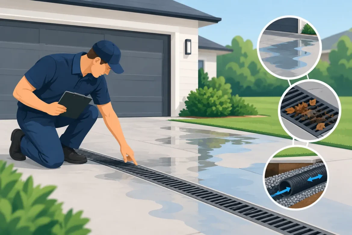 When to Call a Driveway Drainage Contractor